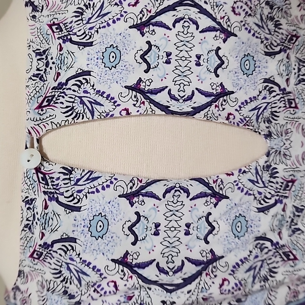 Sundance Terraza Dress Tunic Mixed Print Floral Geometric Boho size Small - Picture 10 of 11